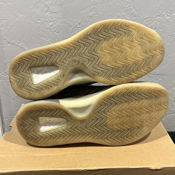?? Adidas Yeezy QNTM Flash orange basketball shoes with OG Box Men Sz 12 - EUC